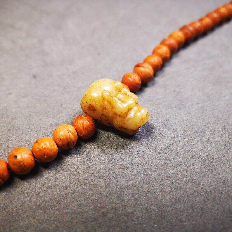 Guru Bead, T-drilled 3-Hole Bead for Prayer Bead - Gandhanra-ART