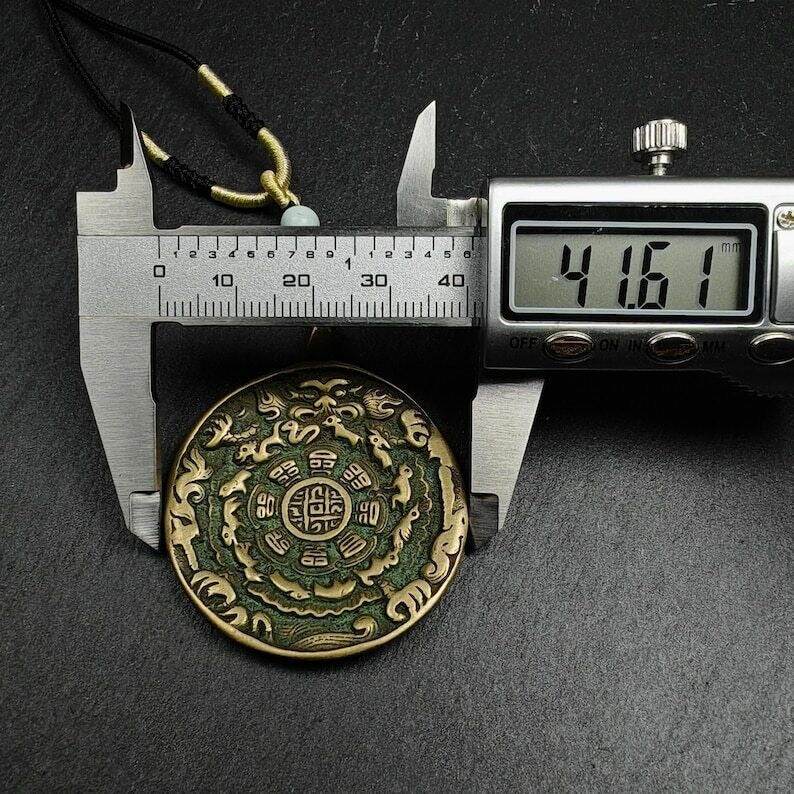 Calendar Amulet Sipaho Badge - Melong Mirror,41mm - Gandhanra-ART