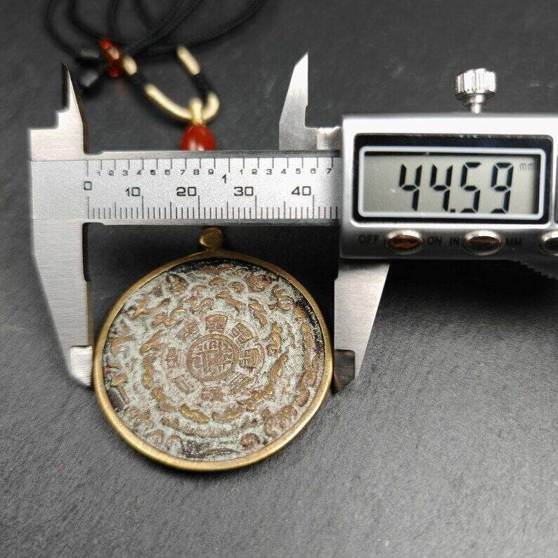 Amulet Sipaho Badge - Melong Mirror 44mm - Gandhanra-ART