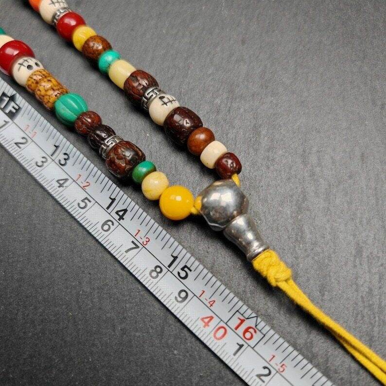 Mala Necklace - Prayer Beads,38cm Length - Gandhanra-ART