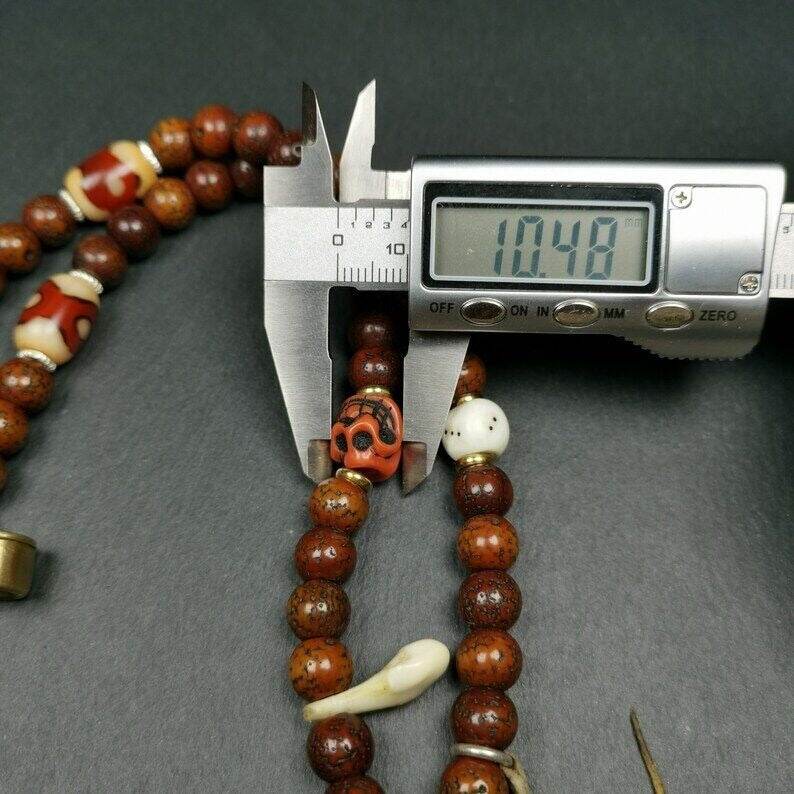 Old Lotus Seed Mala Beads - Prayer Beads - Gandhanra-ART
