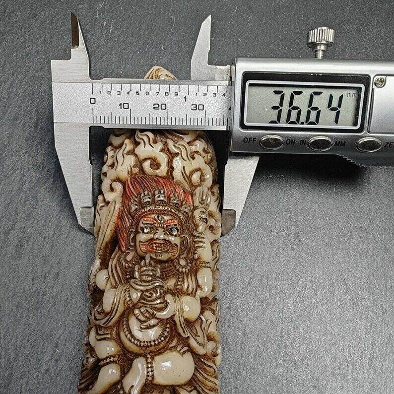 Mahakala Kapala Amulet Badge - Gandhanra-ART