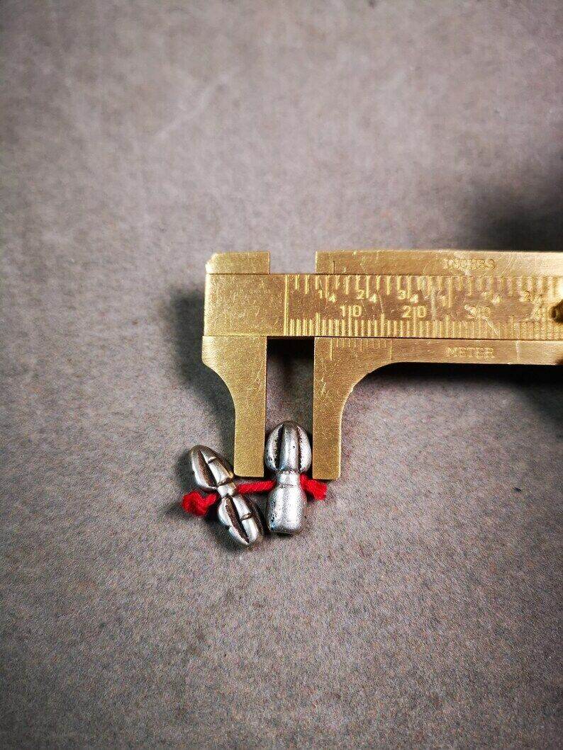 Amulet Pendant,Mini Vajra and Dorje Bell, Mala Accessories - Gandhanra-ART