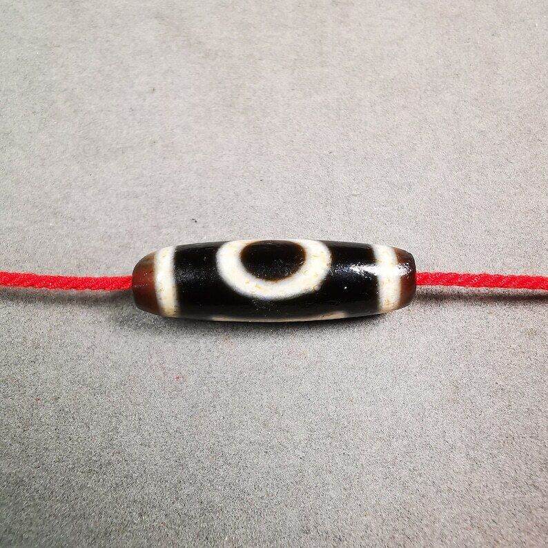 Heaven & Earth Dzi Bead - Gandhanra-ART