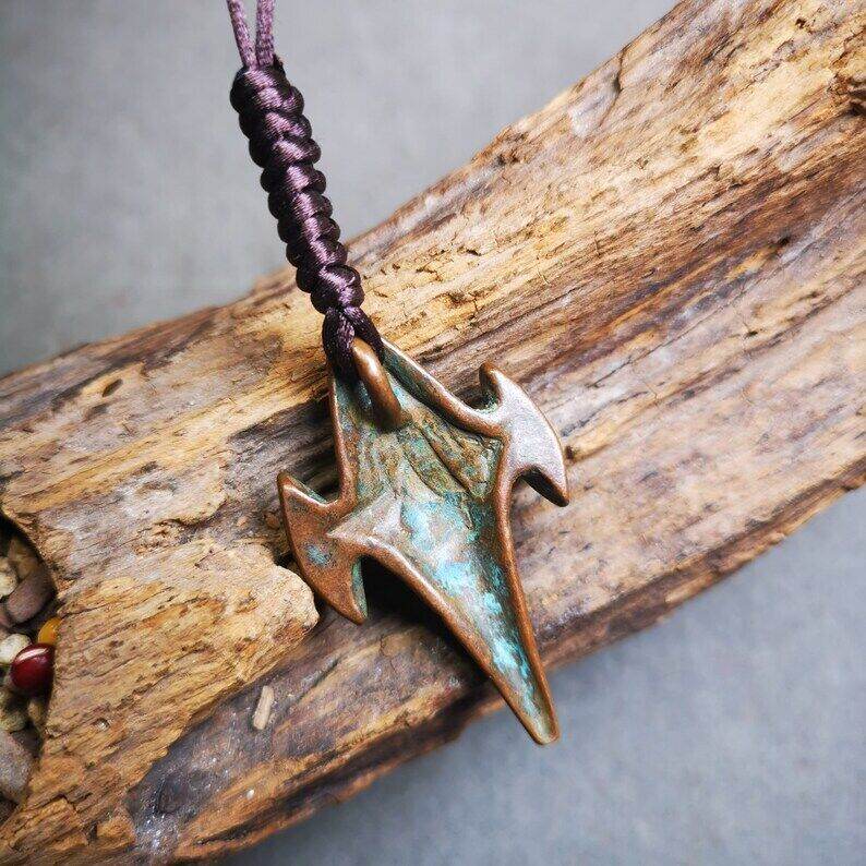 Vintage Shankha(Divine Conch) Badge,Tibetan Buddhist Protective Amulet Pendant - Gandhanra-ART