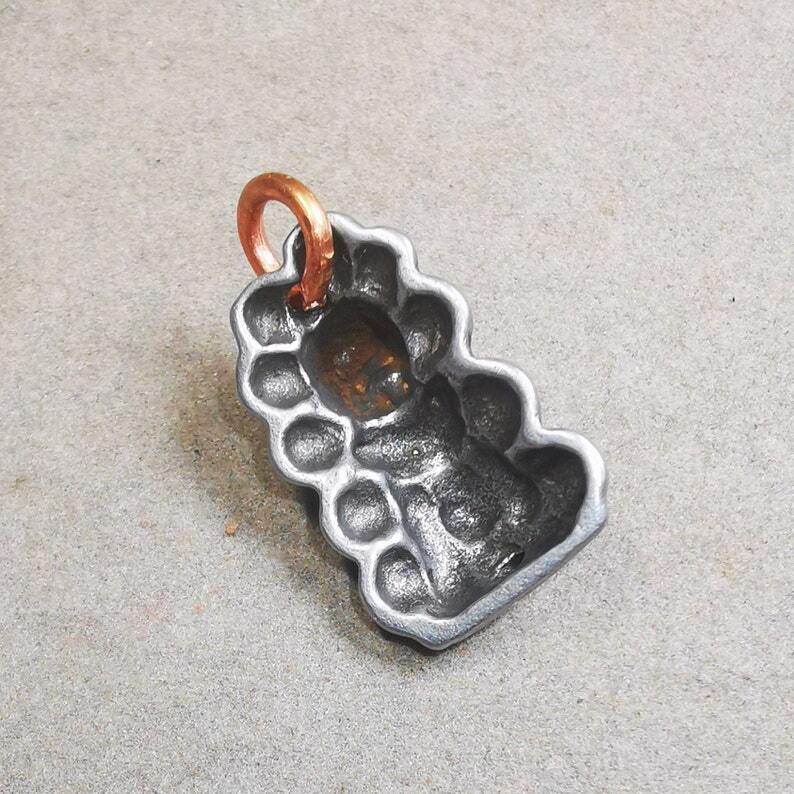 Mala Pendant,Snow Lion Amulet for Prayer Beads - Gandhanra-ART
