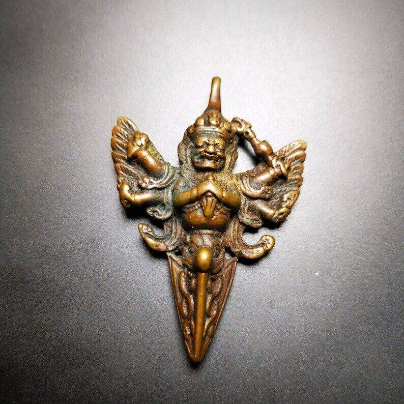 Amulet Pendant,Mahakala Phurba - Gandhanra-ART