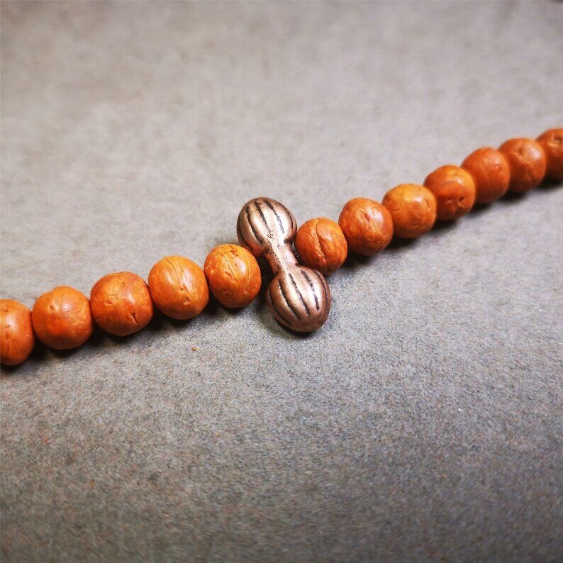 Amulett, Vajra-Anhänger für Mala, Taschenanhänger, Gebetsperle, 2,2 x 8,9 cm