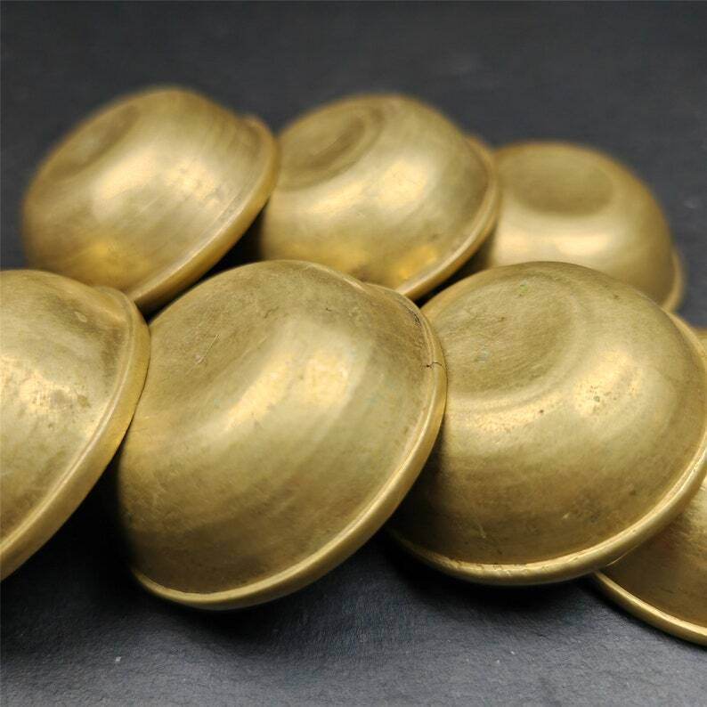 Water Offering Bowls,1 Set of 7 Yonchap Bowls,from Kathok - Gandhanra-ART