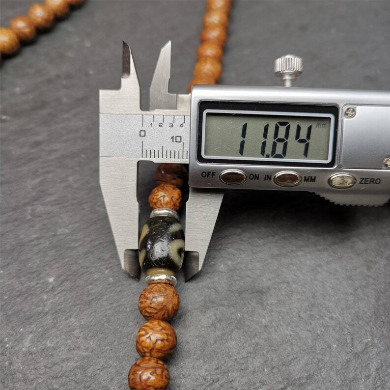 108 Dragon Eyes Bodhi Prayer Beads 0.35"