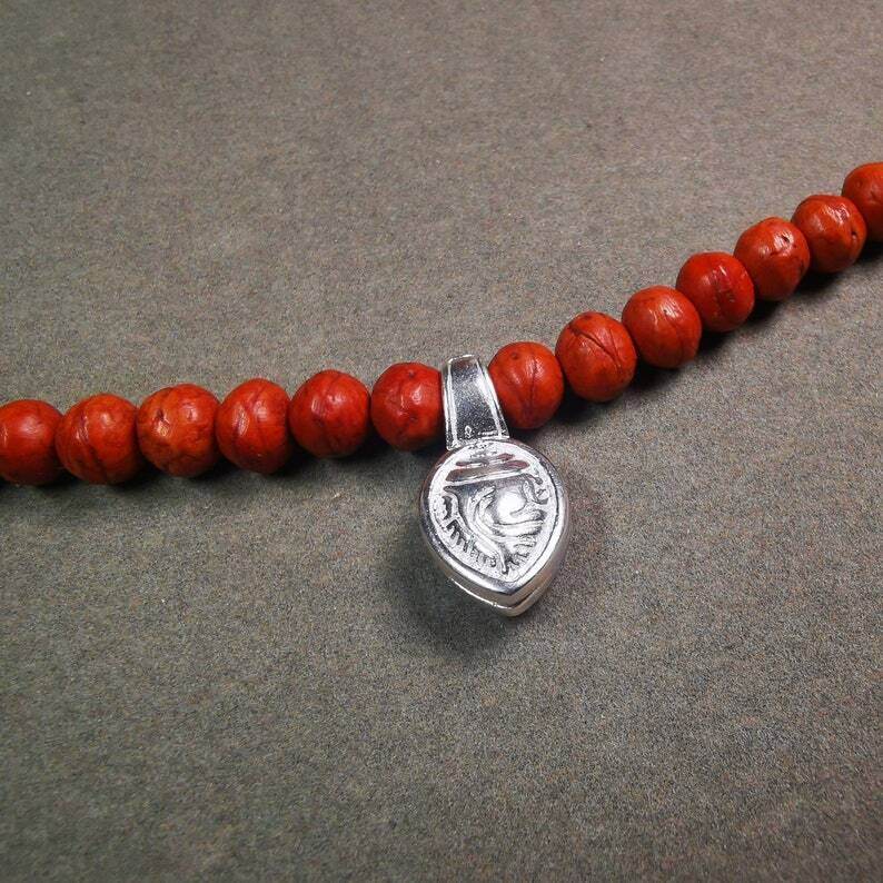 Mala Counter Clip,Shankha Conch Shape Bum Counter Clip for Prayer Beads - Gandhanra-ART
