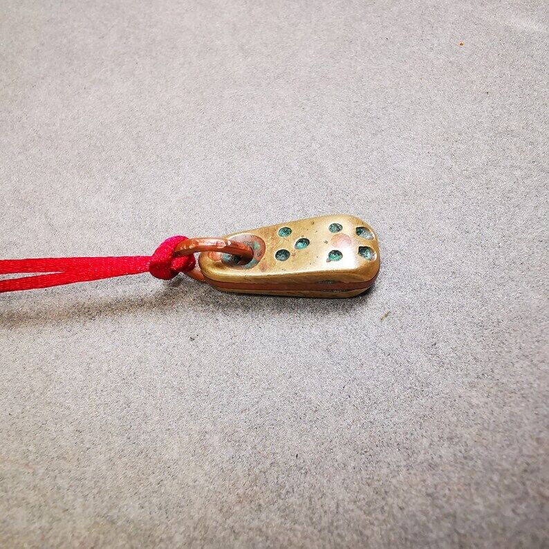 Tibetan Buddhist Mala Pendant,Mantra Dot Charm Amulet for Prayer Beads