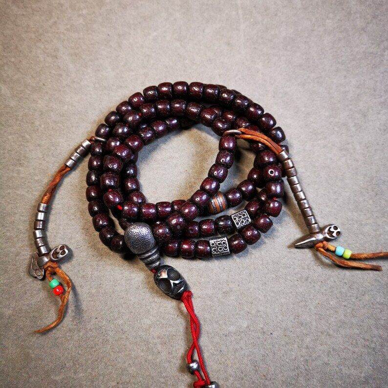 108 Lotus Seed Mala,Prayer Beads - Gandhanra-ART
