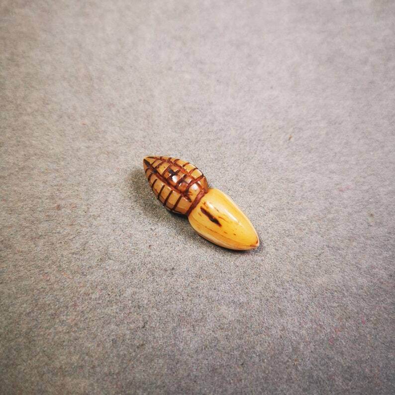 Yak Bone Carved Spacer Bead for Mala,Niang La TsaTsa Statue,Stupa Amulet - Gandhanra-ART