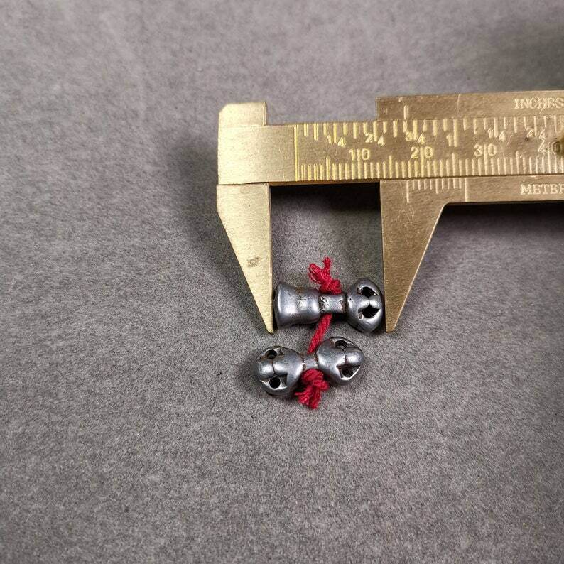 Handmade Tibetan Amulet Pendant,Mini Vajra and Dorje Bell, Mala Accessories - Gandhanra-ART