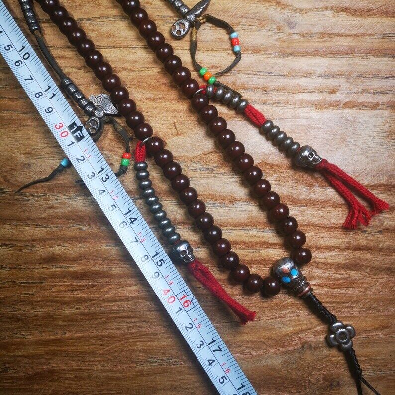 108 10 mm Bodhi-Wurzel-Mala, 89,4 cm