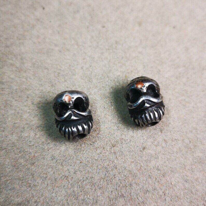 Amulet,Skull Citipati Pendant,Spacer for Mala,Bag Hanging,Prayer Bead - Gandhanra-ART