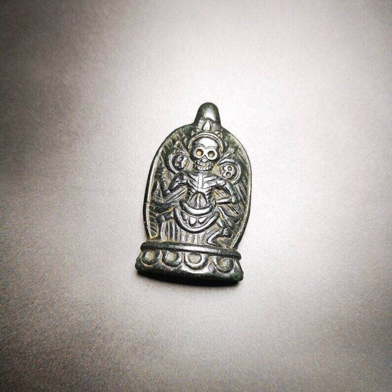 Amulet,Masters of Sitavana Skull,Citipati Pendant - Gandhanra-ART
