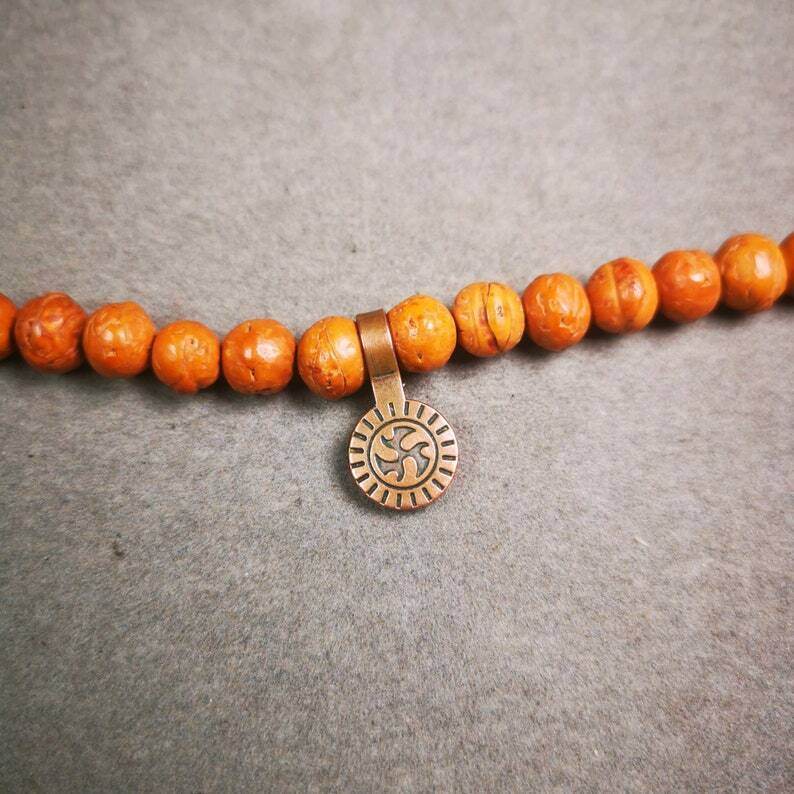 Old Buddhist Mala Counter Clip - Gandhanra-ART