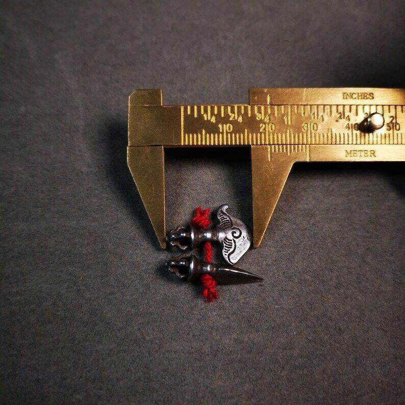 Mala Pendant,Mini Phurba and Kartika - Gandhanra-ART