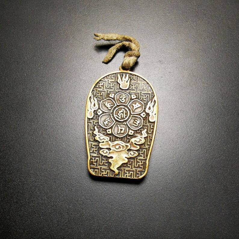 Gandhanra Tibetan Buddhist Amulet,Shakyamuni Pendant,Gautama Buddha Pendant