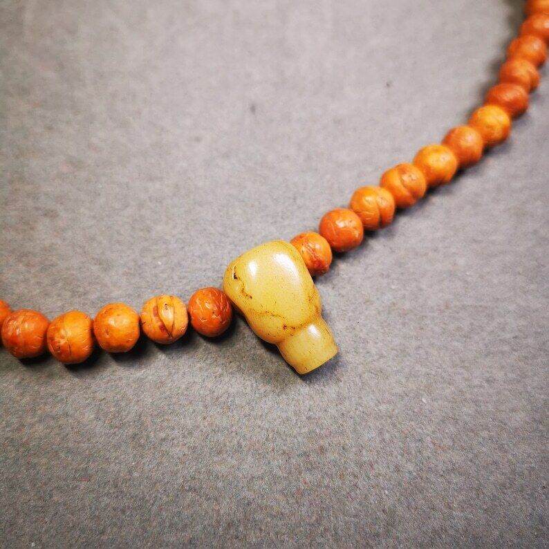 Guru Bead, T-drilled 3-Hole Bead for Prayer Bead - Gandhanra-ART