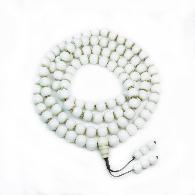Conch Shell Mala, Prayer Beads - Gandhanra-ART