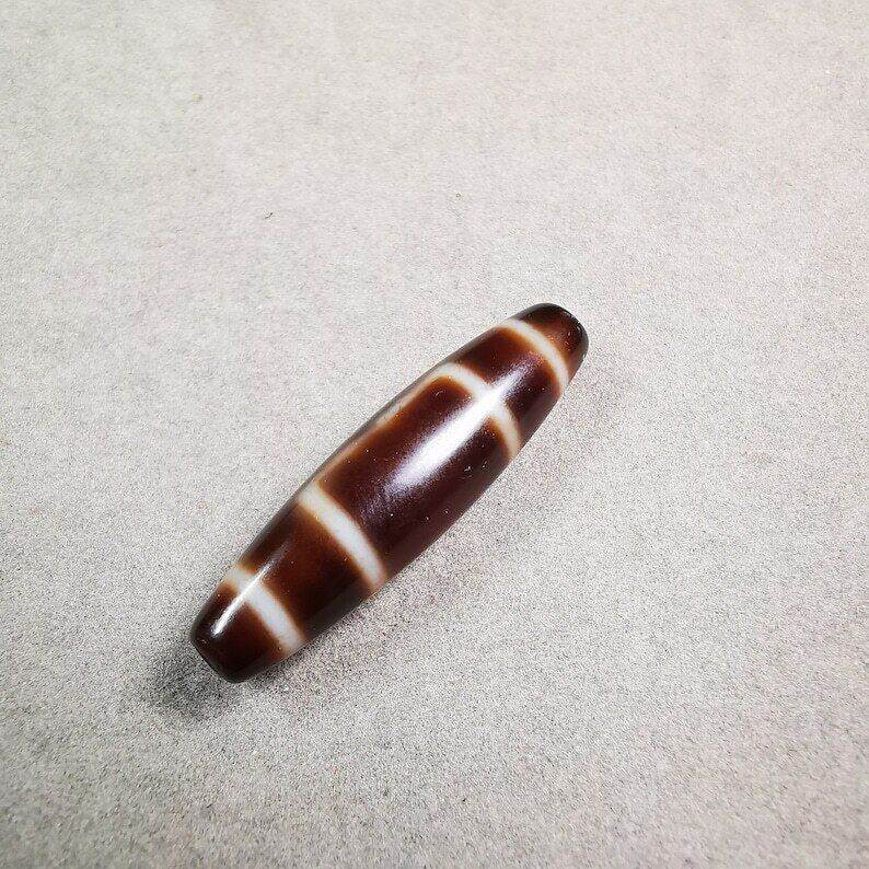 Heaven & Earth Dzi Bead - Gandhanra-ART
