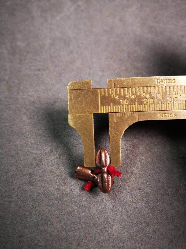 Amulet Pendant,Mini Vajra and Dorje Bell, Mala Accessories - Gandhanra-ART