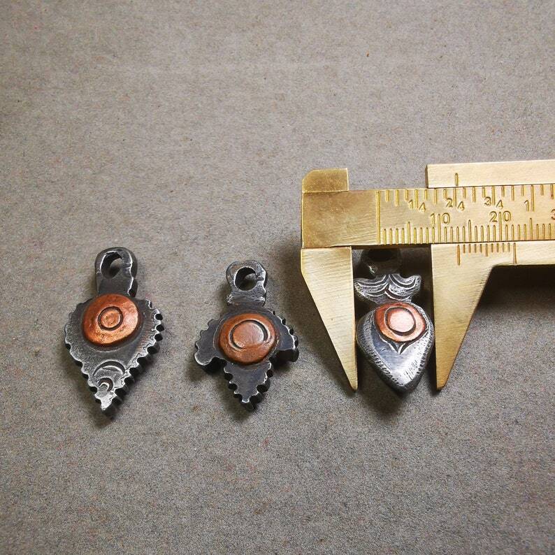 Mala Amulet,Mani Jewel Pendant,1.0" × 0.7"