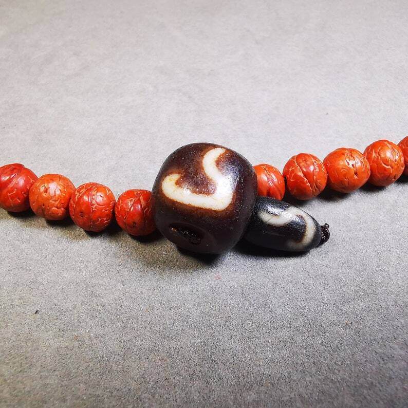 T-drilled 3-Hole Mala Bead - Gandhanra-ART