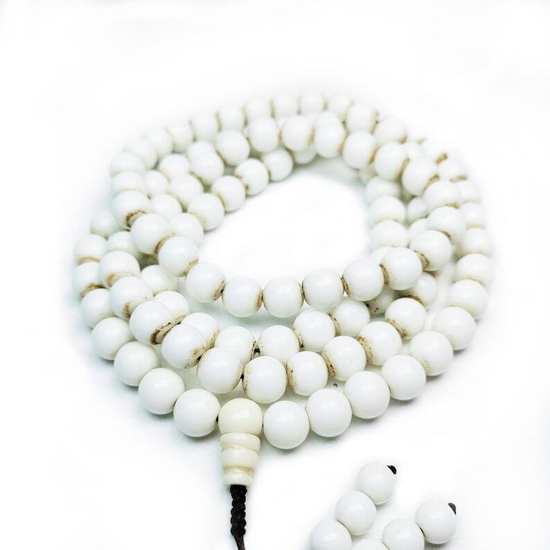 Conch Shell Mala, Prayer Beads - Gandhanra-ART