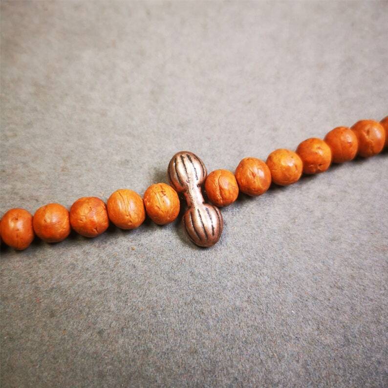 Amulett, Vajra-Anhänger für Mala, Taschenanhänger, Gebetsperle, 2,2 x 8,9 cm