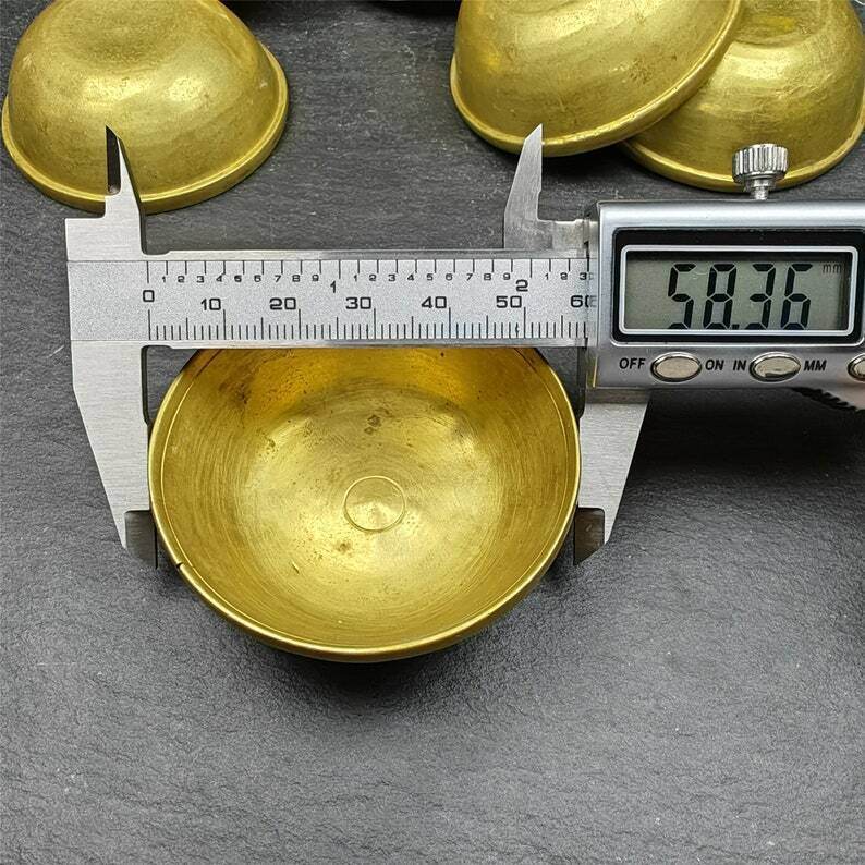 Water Offering Bowls,1 Set of 7 Yonchap Bowls,from Kathok - Gandhanra-ART