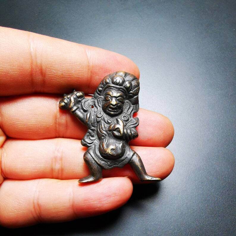Gandhanra Acient Tibetan Buddhism Statue,Vajrapani Statue,Made of Thokcha - Gandhanra-ART