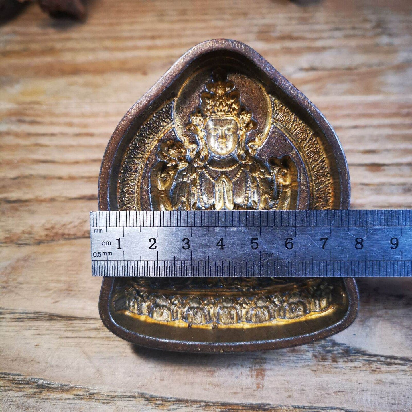 Tsa-Tsa Mold Chenrezig,Four Armed Padmapani - Gandhanra-ART