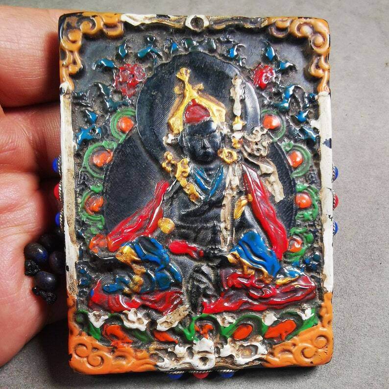 Buddha Black Jade Statue,Padmasambhava,Guru Rinpoche - Gandhanra-ART