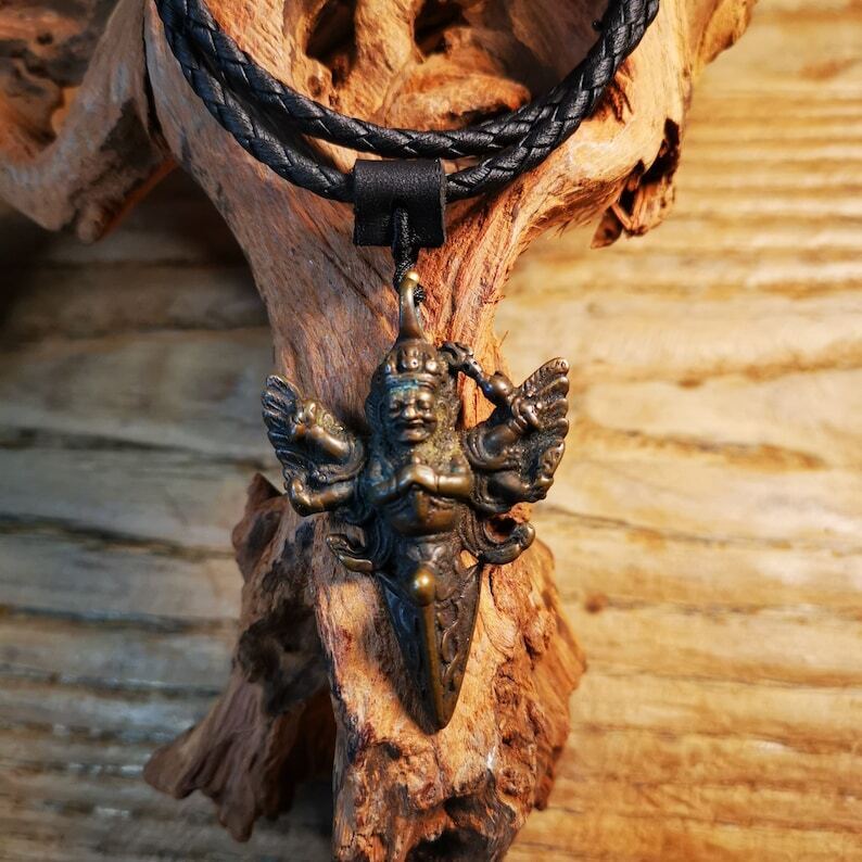 Amulet Pendant,Mahakala Phurba