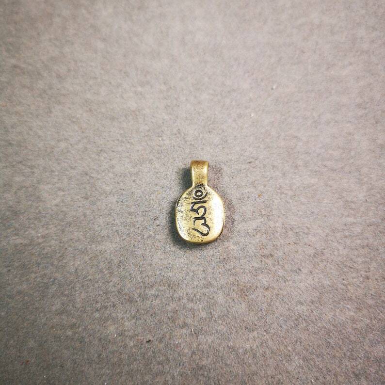 Mala Counter Clip,Hum Letter 0.67"×0.4" Gandhanra-ART