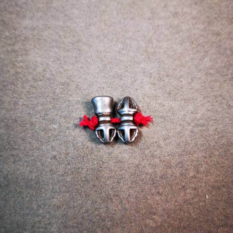 Amulet Pendant,Mini Vajra and Dorje Bell, Mala Accessories - Gandhanra-ART