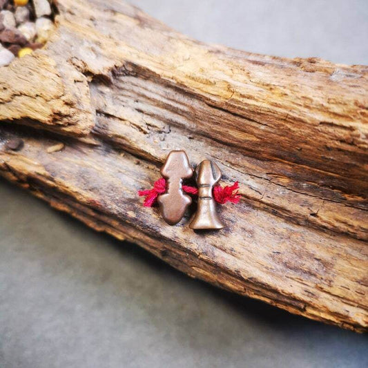 Amulet Pendant,Mini Vajra and Dorje Bell, Mala Accessories - Gandhanra-ART