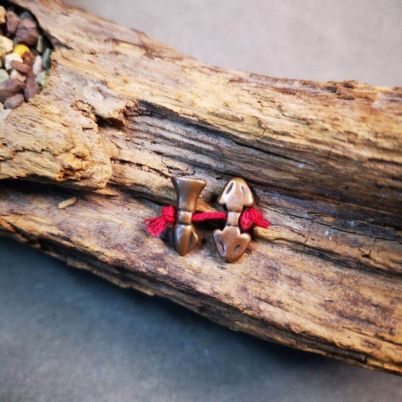 Amulet Pendant,Mini Vajra and Dorje Bell, Mala Accessories - Gandhanra-ART