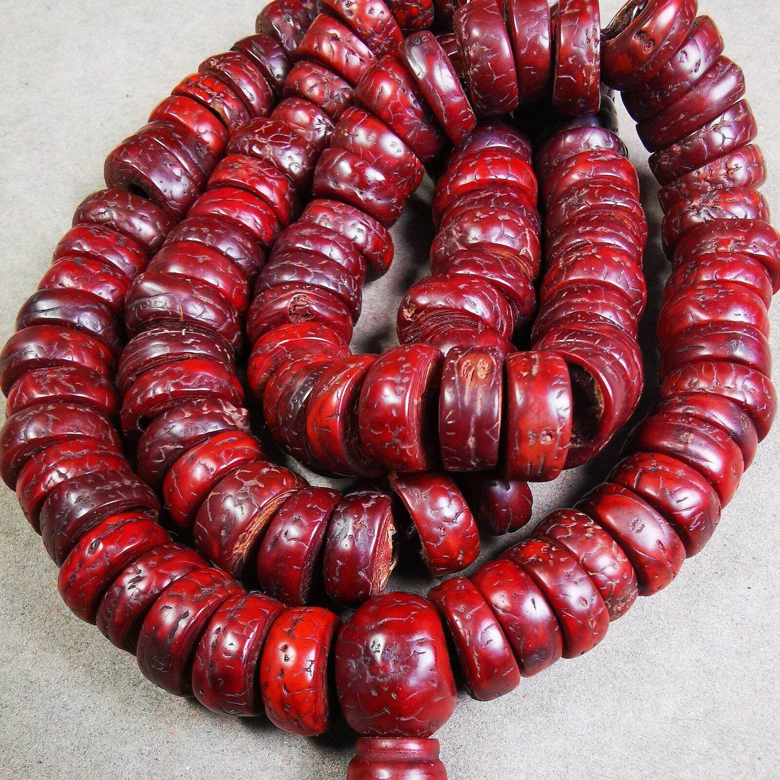 108 Bodhi Bead Mala,Old Prayer Beads Necklace - Gandhanra-ART