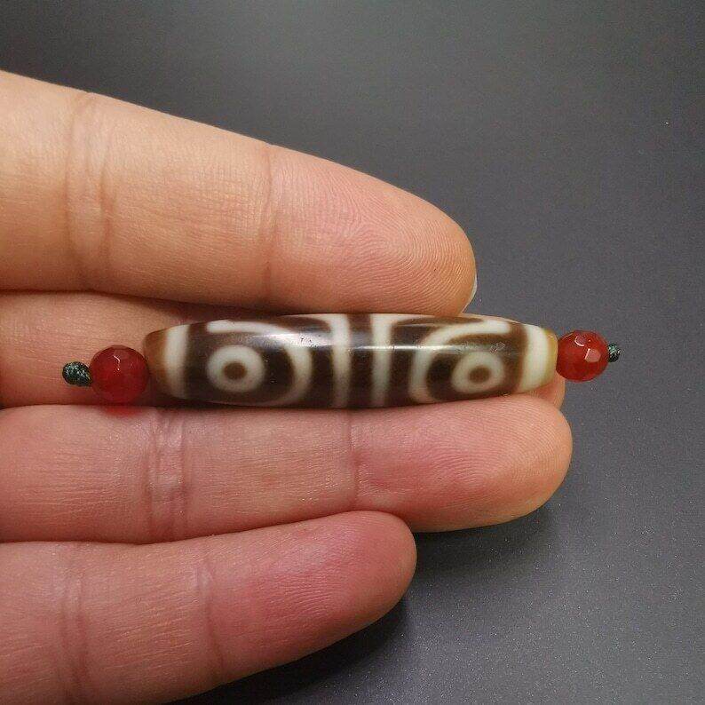 4 Eyes Dzi Bead - Gandhanra-ART