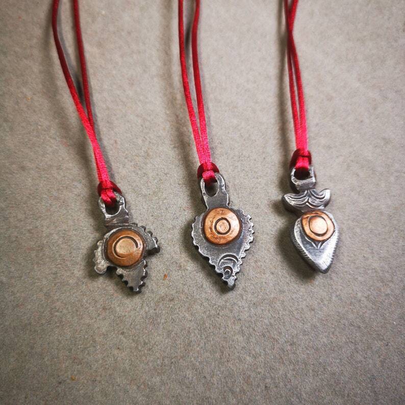 Mala Amulet,Mani Jewel Pendant,1.0" × 0.7"