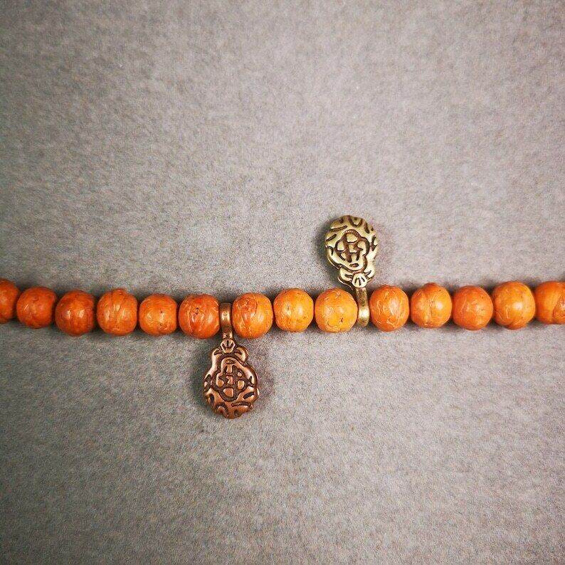 Buddhist Mala Counter Clip,Mani Jewel Bum Counter Clip for Prayer Beads - Gandhanra-ART