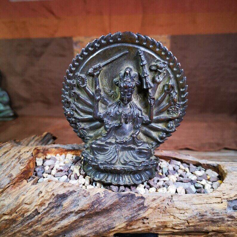 Statue,Thousand Armed Avalokitesvara,Padmapani,Kuanyin - Gandhanra-ART