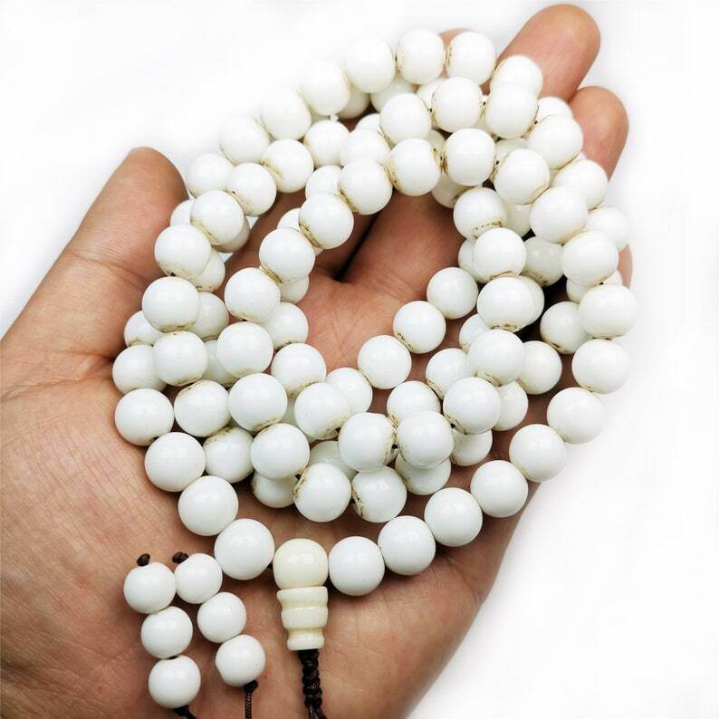 Conch Shell Mala, Prayer Beads - Gandhanra-ART
