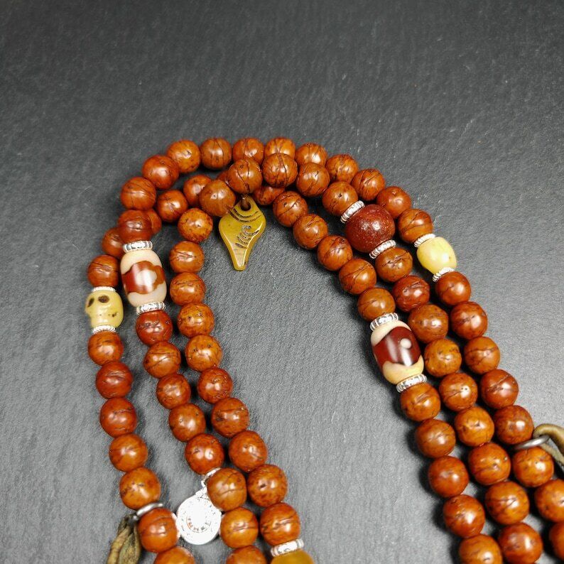 Collar Mala, cuentas de oración de 10 mm