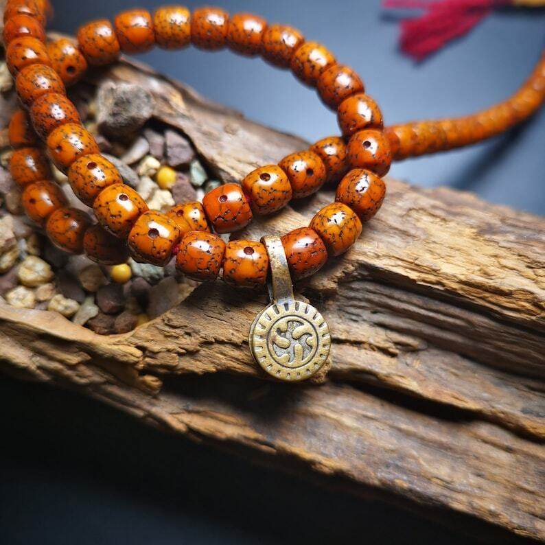 Old Buddhist Mala Counter Clip - Gandhanra-ART